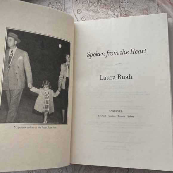 Spoken From the Heart By laura Bush 1st Edition Book hardcover First Lady - Picture 4 of 5